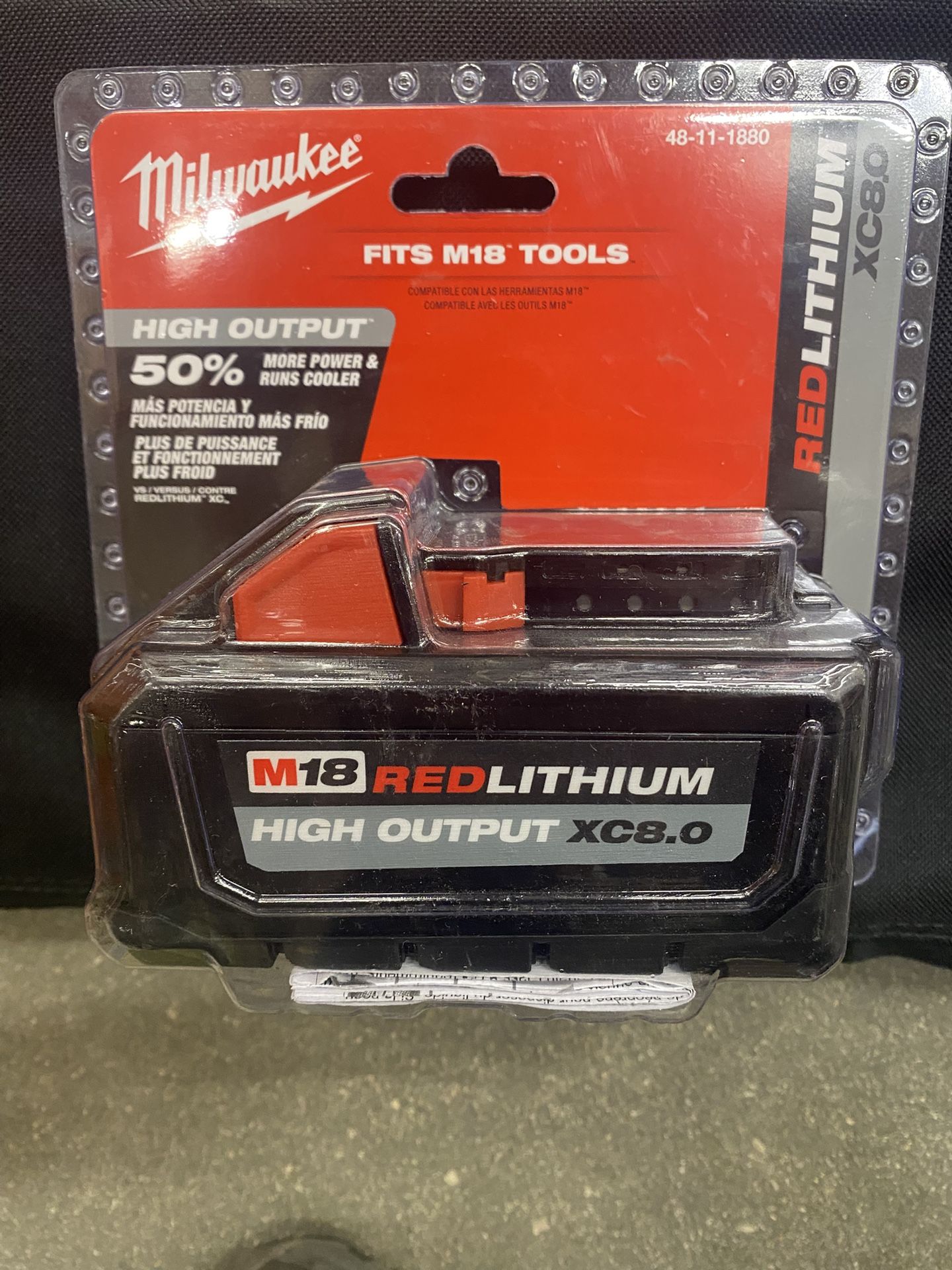 Milwaukee High Output Xc8.0