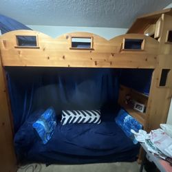 Bunk bed frame