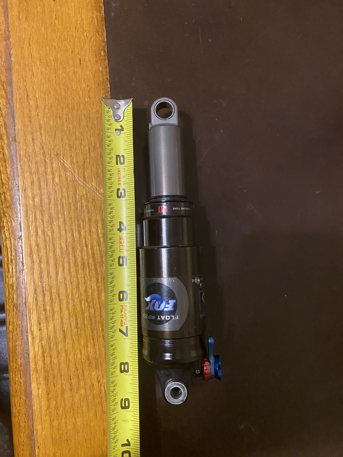 Mountain Bikes Rear Shock, Fox Float RP23, 2.0 inch stroke, 7.875 inch eye to eye