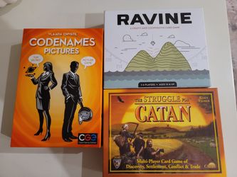 Opened board/card games