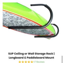 Corsurf ceiling/wall storage rack longboard and SUP paddleboard mount