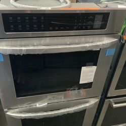 New Lg 30 In Double Electric Wall Oven Self-Cleaning With Convection And EasyClean In Stainless Steel