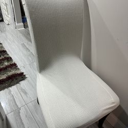 New Set of 4 high back chair covers, ivory