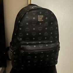 Large Black Mcm Backpack!