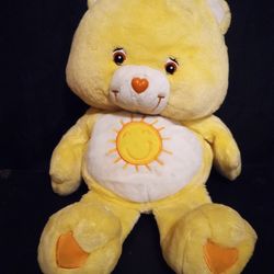VTG 2002 Jumbo 26" Funshine Care Bear Plush Stuffed Animal
