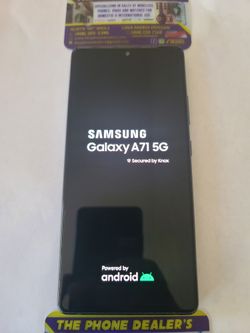 Unlocked Samsung A71 128g 5g Black Excellent Clean Imei 