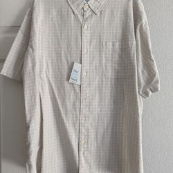 Men's Plaid Shirt, Size 2XL