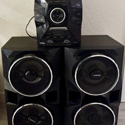 Sony LBT-GPX77 1800W Bluetooth System (Black) 