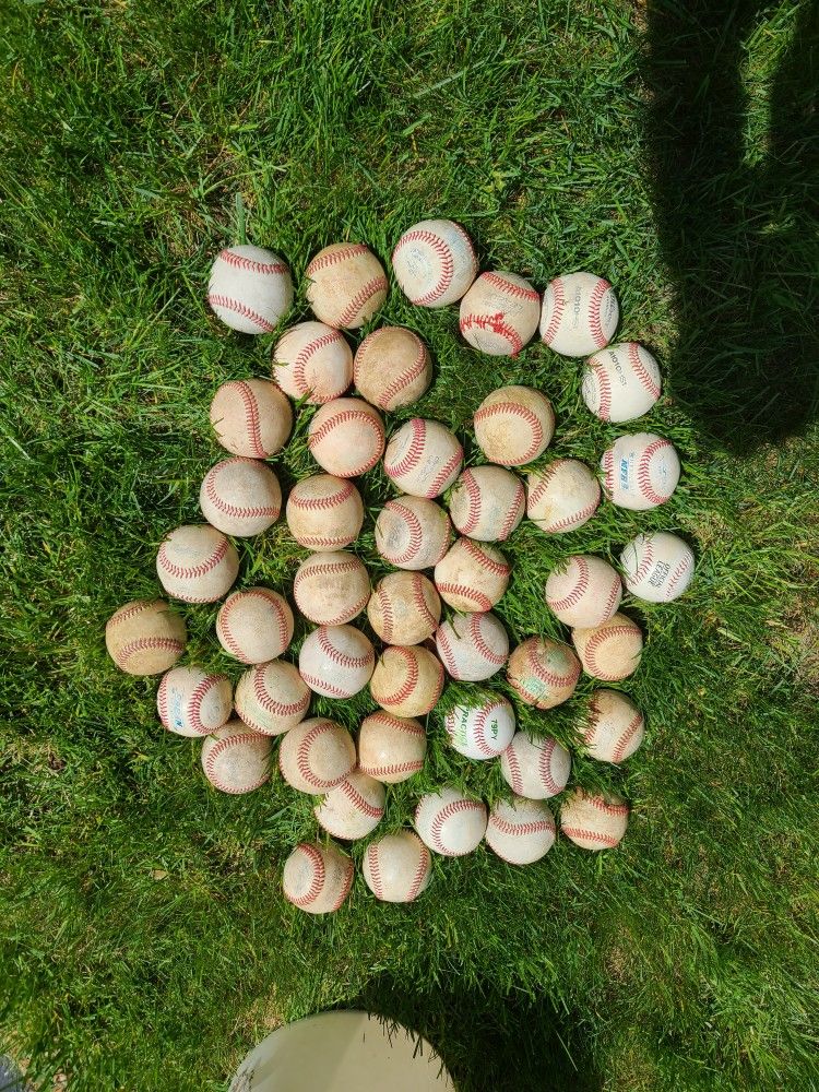 Baseballs (45) used

Some slightly used