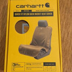 Carhartt Quick Fit Nylon Duck Bucket Seat Cover - NEW!!