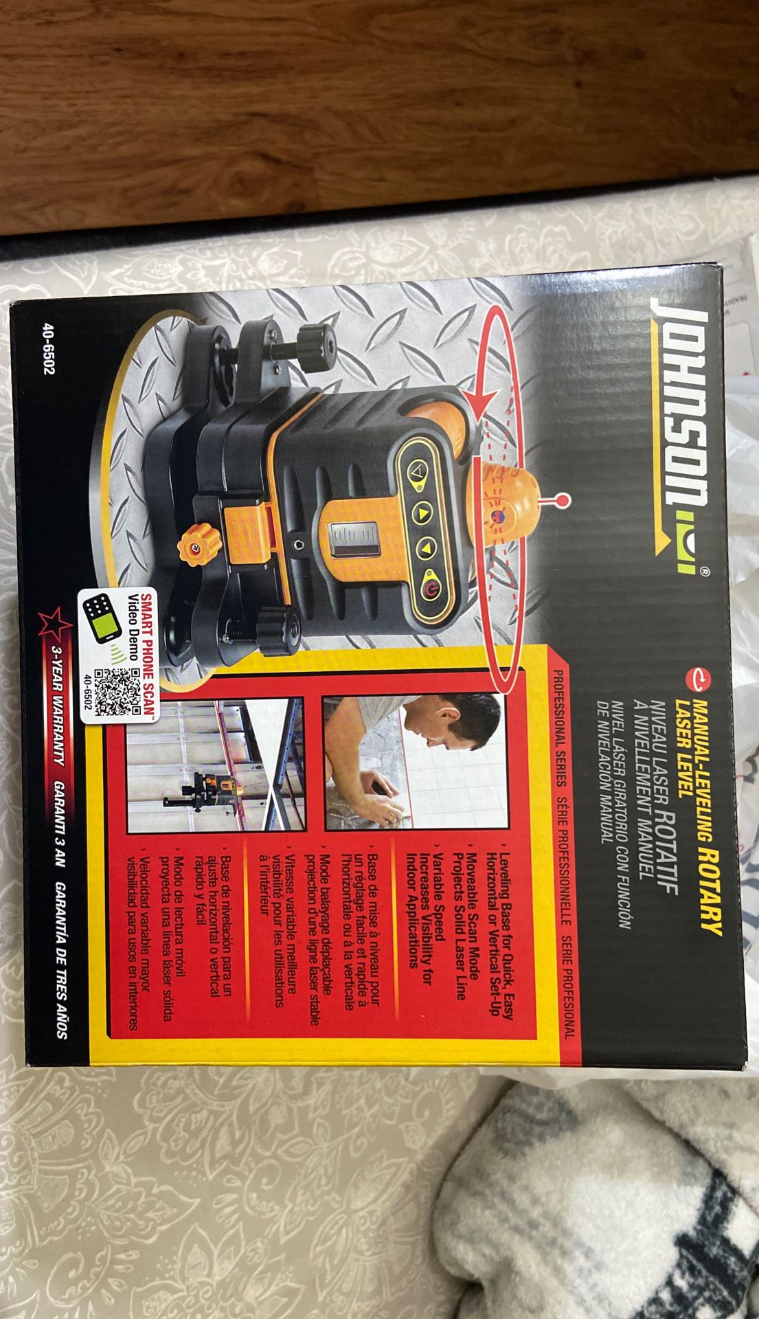 Johnson rotary laser level