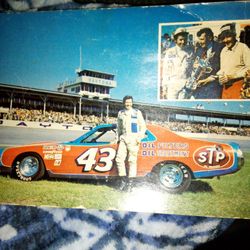 Richard Petty Auto Graphed Post Card