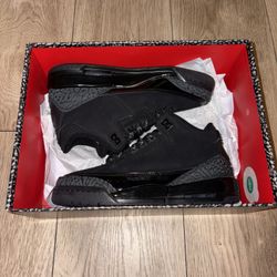 Black Cat Jordan 3’ s