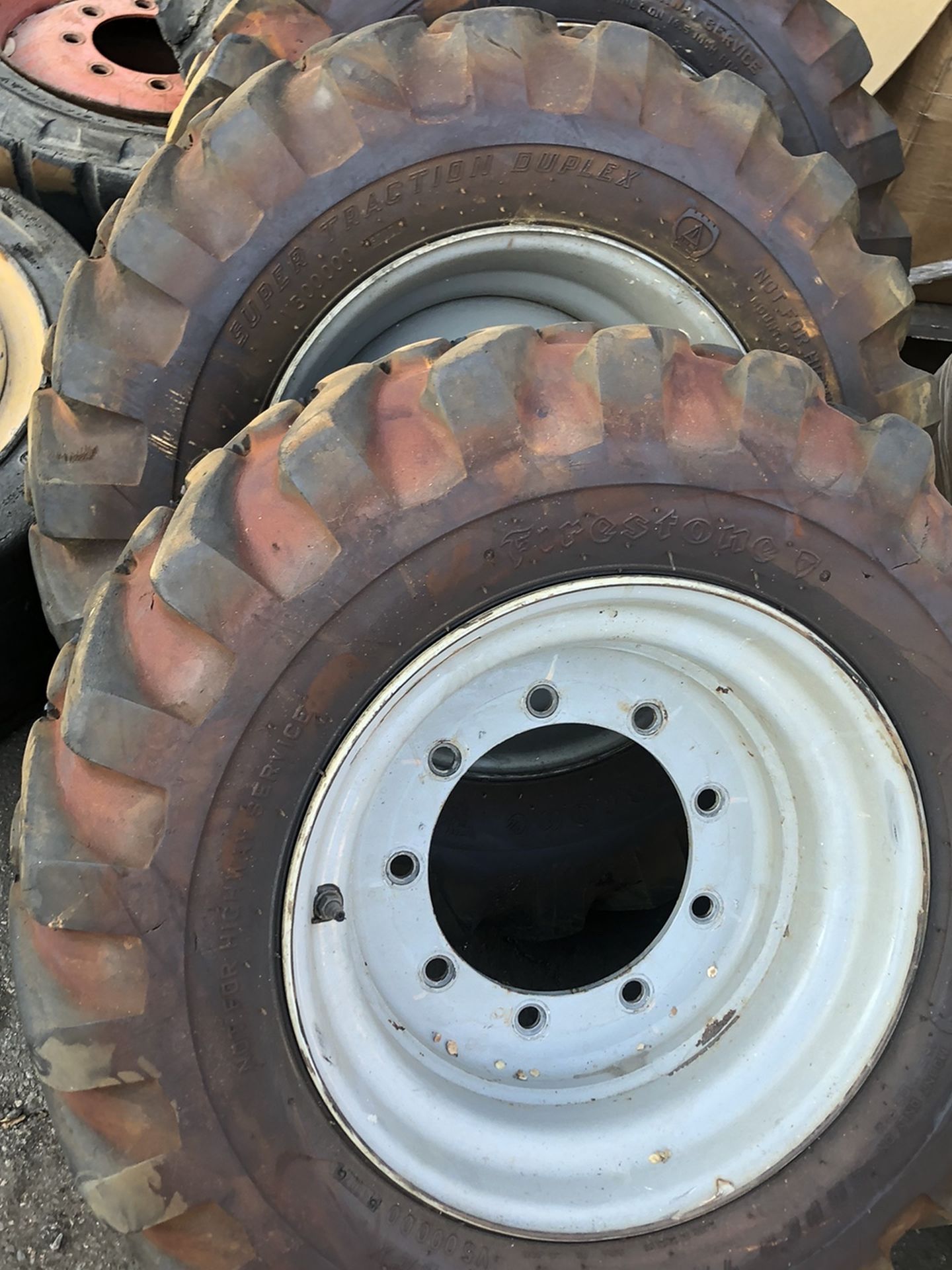 4 Bobcat Air tires With Rims (slightly Used)