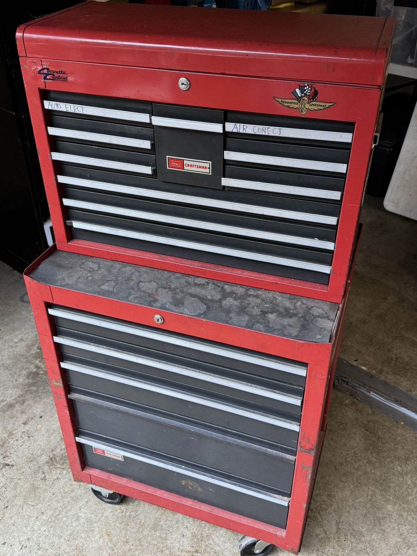 Craftsman Rolling Stackable Tool Chest W/ Loaded Extras