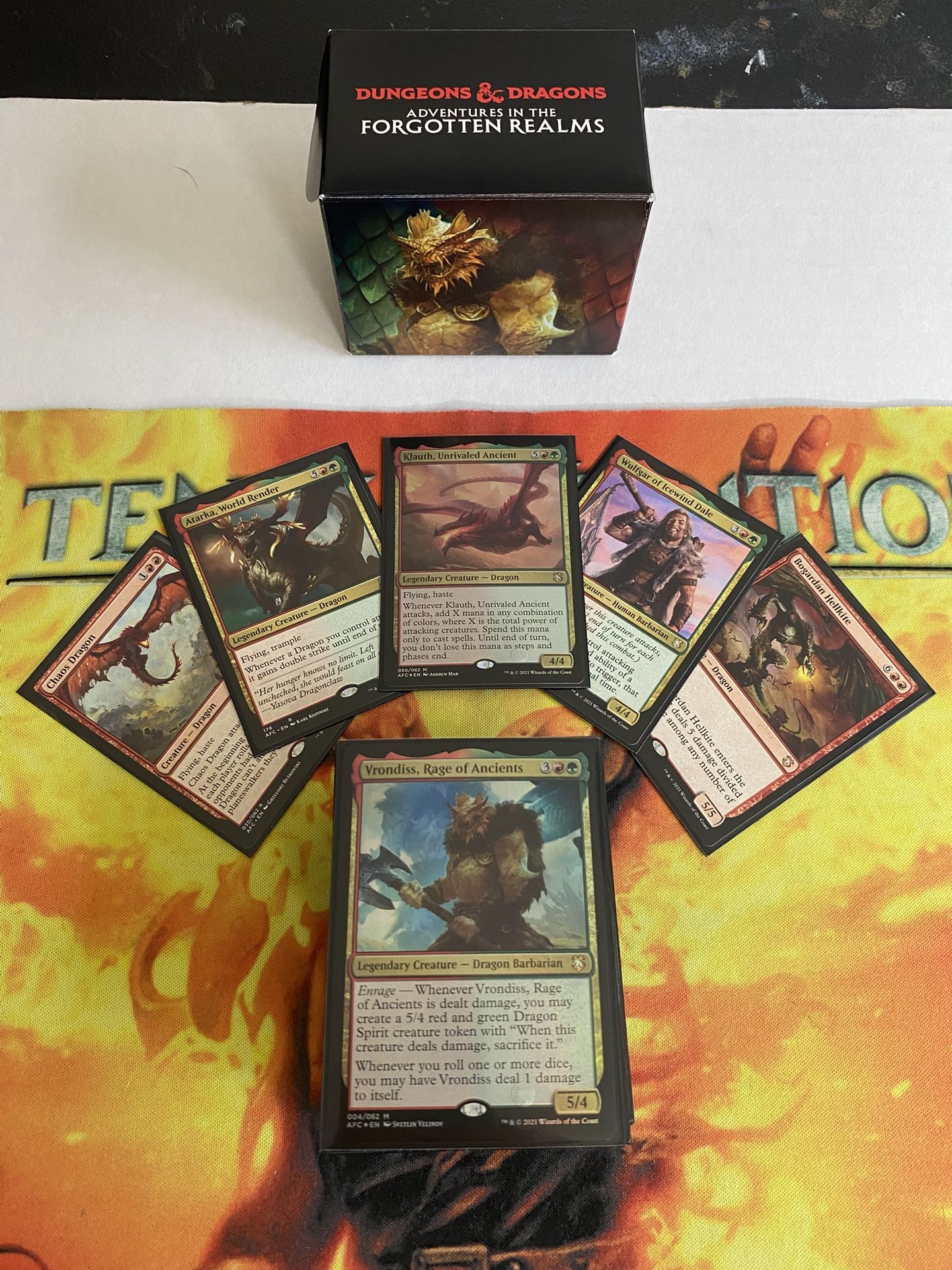 Adventures In The Forgotten Realms, Commander Pre Con Set, Magic The Gathering Collection