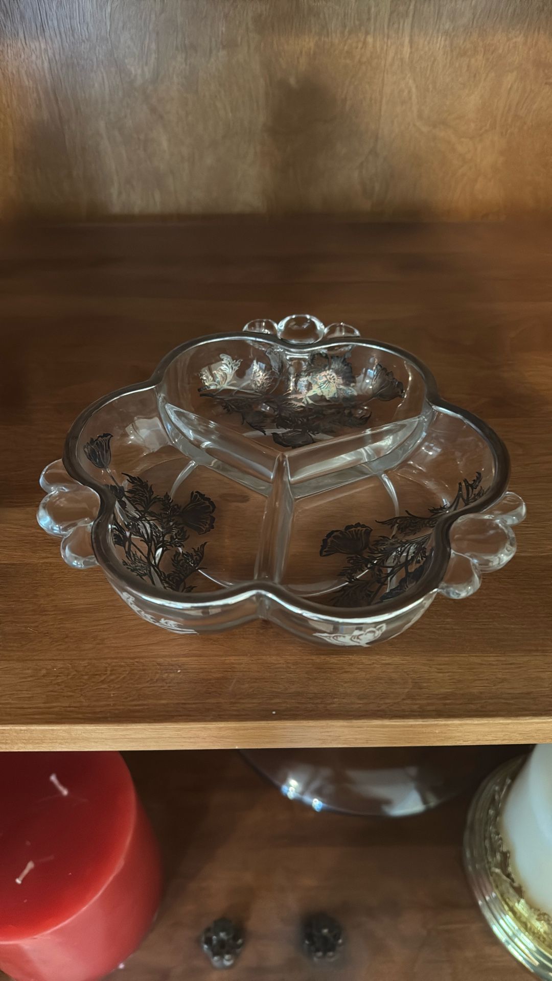 Vintage Duncan Miler, Three Part Dish