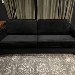 Eilersen Reupholstered Black Couch
