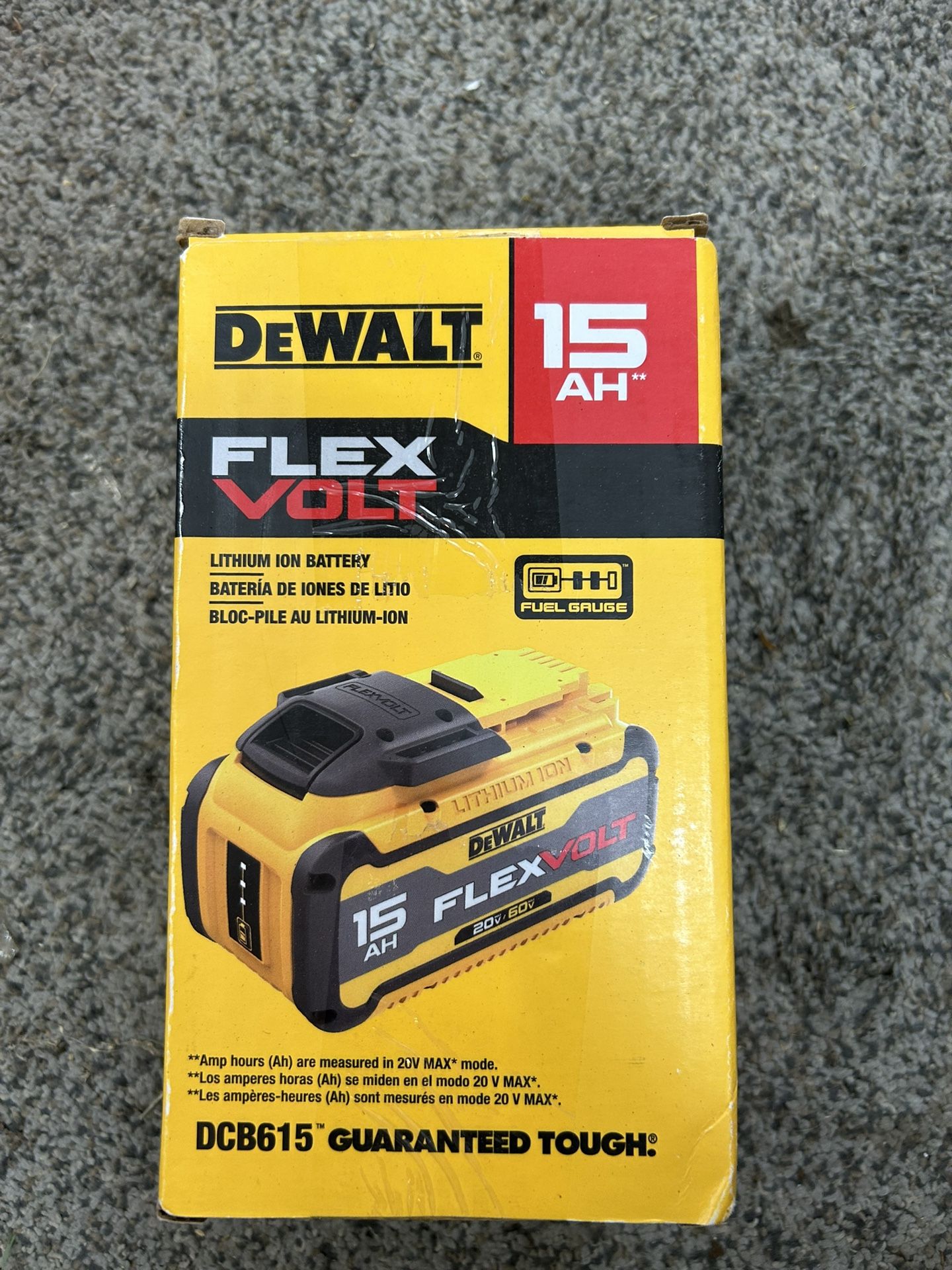 DeWalt 15 Ah Flex Volt Battery