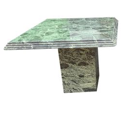 Vintage 1970s Green Marble Side Table 1 Only 