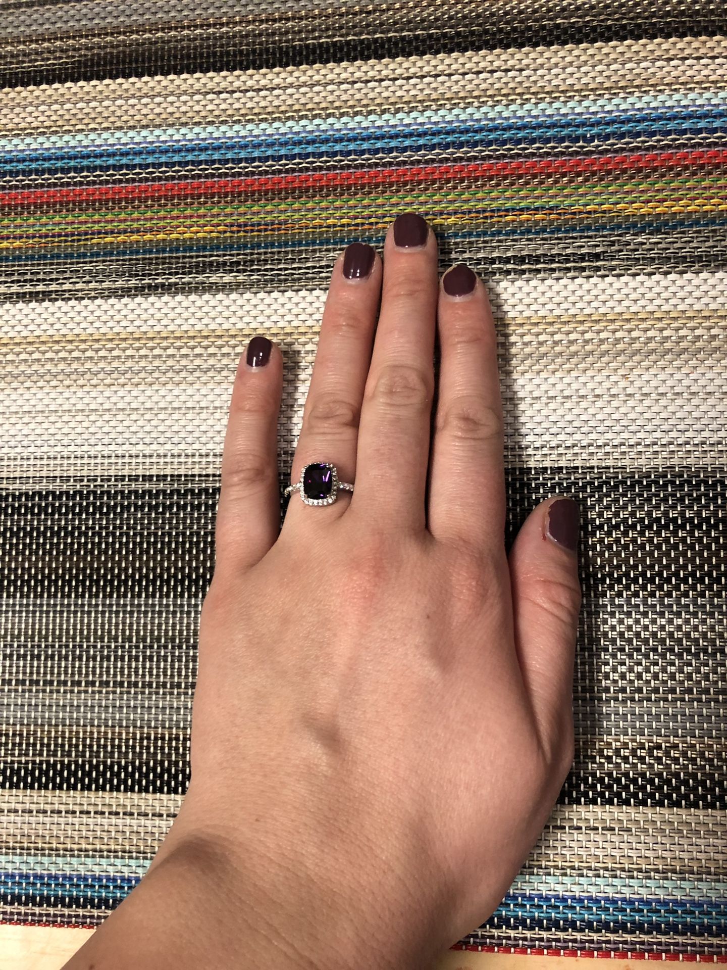 Purple Stone Ring