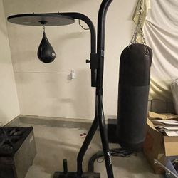Boxing Bag With Stand And Speed Bag