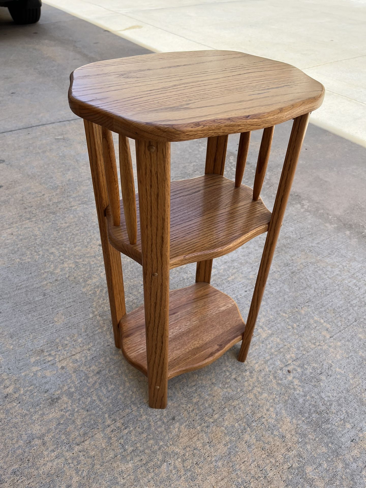 Oak End Tables - Set Of 2
