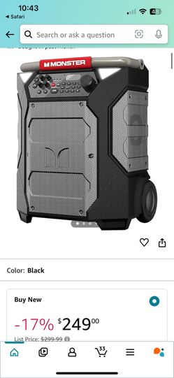 Monster Bluetooth Speaker 