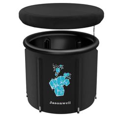 Heavy Duty Cold Water Therapy Plunge Tub Ice Pod for Recovery Portable Ice Barrel Plunge Pool for Outdoor Inflatable Hot Tub Bathtub at Home for Adult