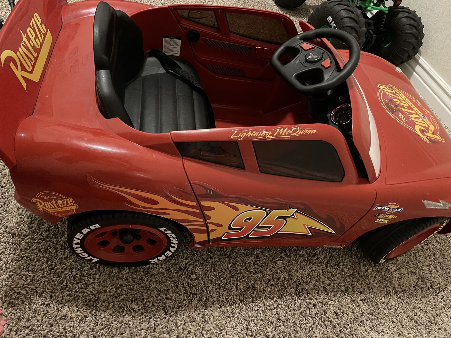 lightning mcqueen power wheels charger