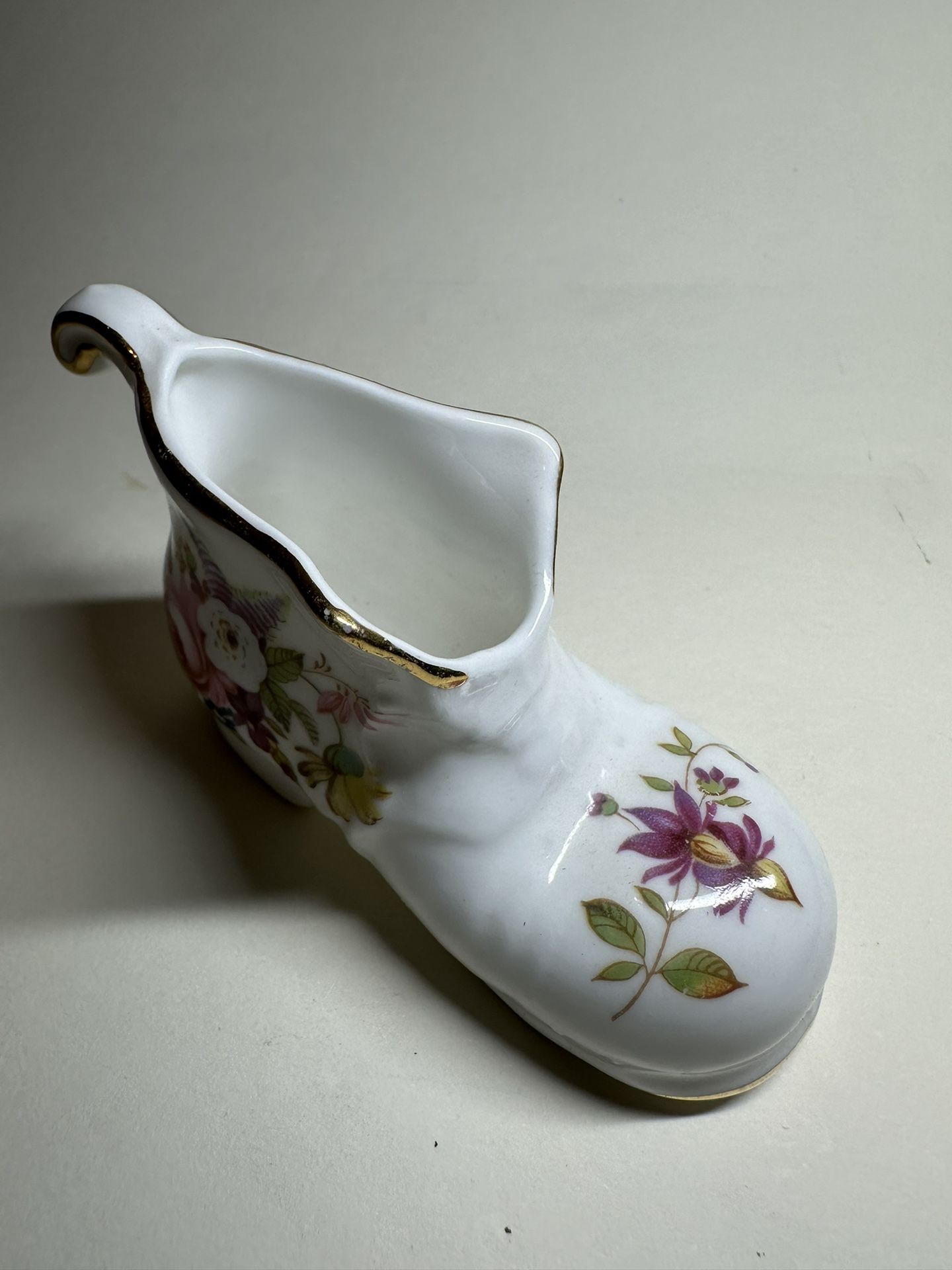 Small Bone China Shoe Made In England