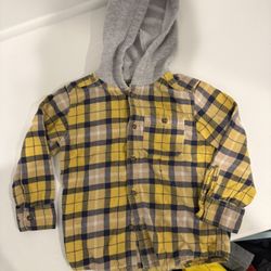 3T Flannel Hoodie