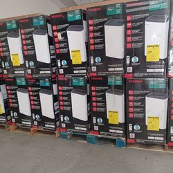 Get New Ac's With Warranty.  12000btu Portable Ac By Toshiba WiFi Smart.  Complete Set New In Box With Warranty.