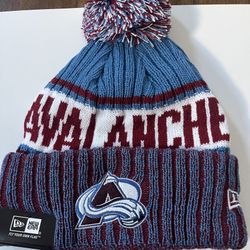 Colorado Avalanche Team Logo Beanie Hat Cap - NWT 