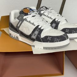 LV Sneakers grey denim size 45