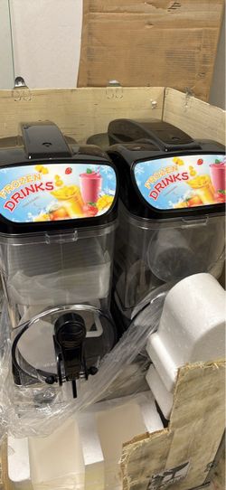 Dual Tank Frozen Drink Slushie Machine