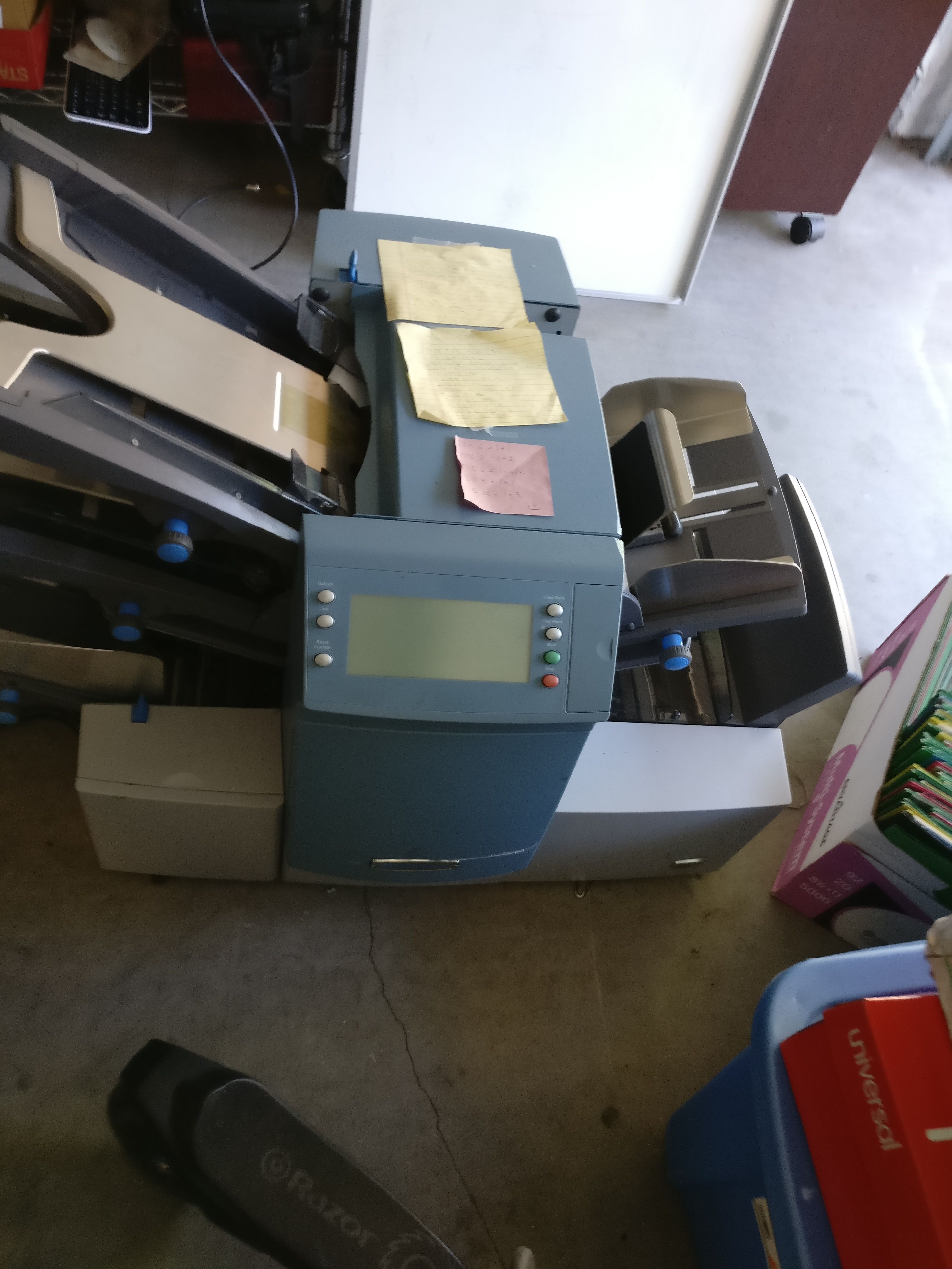 Pitney Bowes di 380 folder, inserter, and sealer