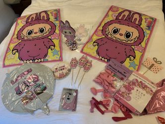 Labubu Party Supplies! Posters, balloons, centerpiece & more! 🎈