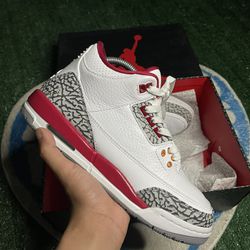 Jordan 3 “Cardinal Red”