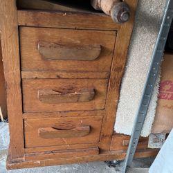 Roll Top Oak Desk Antique Solid Wood 