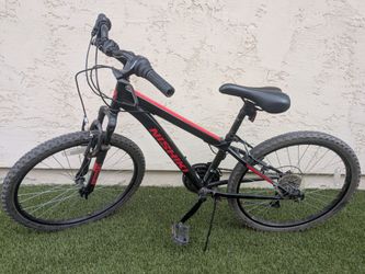 24 inch Nishiki Mountain Bike Black and Red