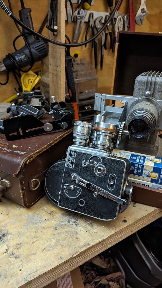 Vintage Bolex Film Camera Model H16 w/ Projector