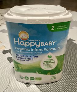 Happy Baby Organic Infant Formula Powder - Stage 2 - 22.9oz