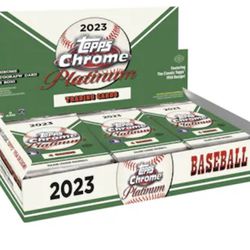 2023 Topps Chrome Platinum Anniversary Baseball Hobby Box - Factory Sealed