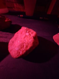 Natural shimmering quartz crystal paperweight display piece