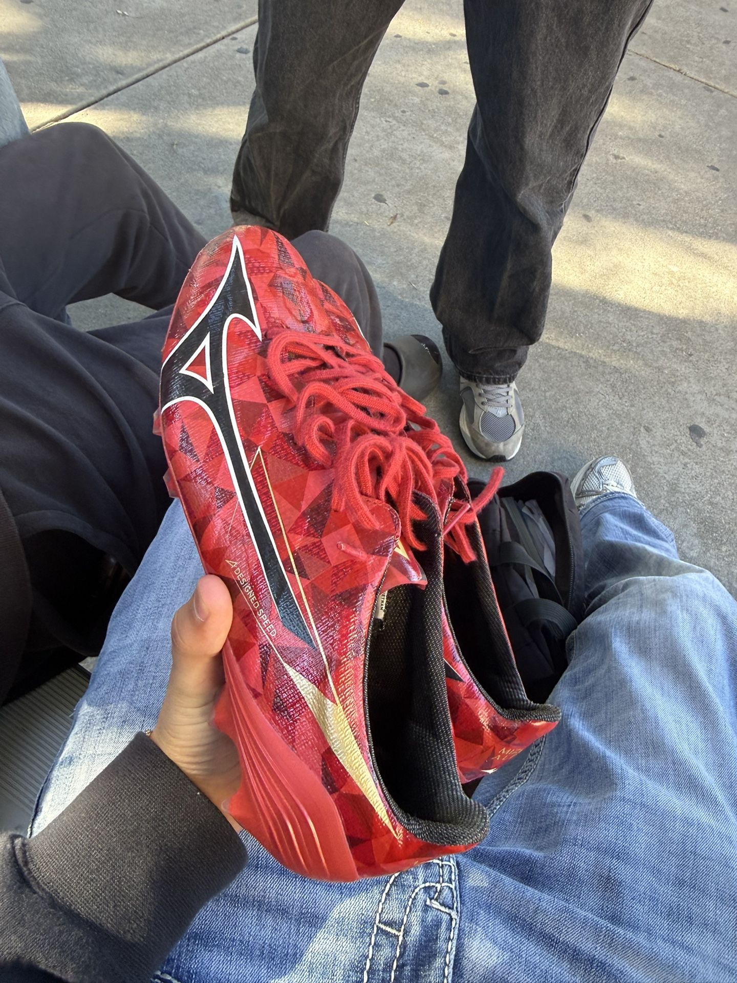 MIZUNO ALPHAS MENS CLEATS 9-9’5