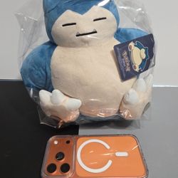 Snorlax, Froakie, Slowpoke, Pikachu Official Pokemon Plushie