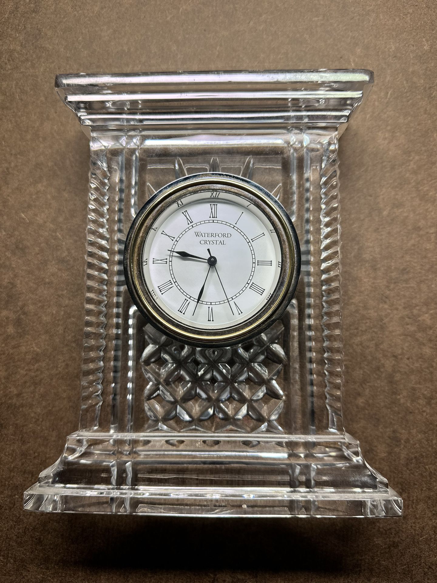 Waterford Crystal mantel clock preowned
