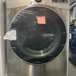 LG - 27inch Washer and Gas Dryer Set