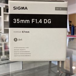 Sigma 35mm F1.4 For Canon ⭐️Sale! Ends 9/29!